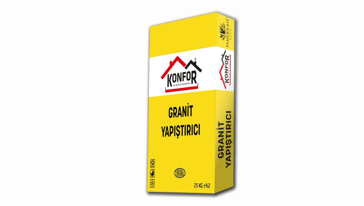 Colle Konfor Granit 25 kg — sac jaune, visuel officiel fabricant