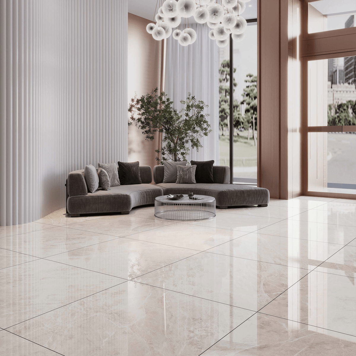 Carrelage Las Palmas Beige Brillant