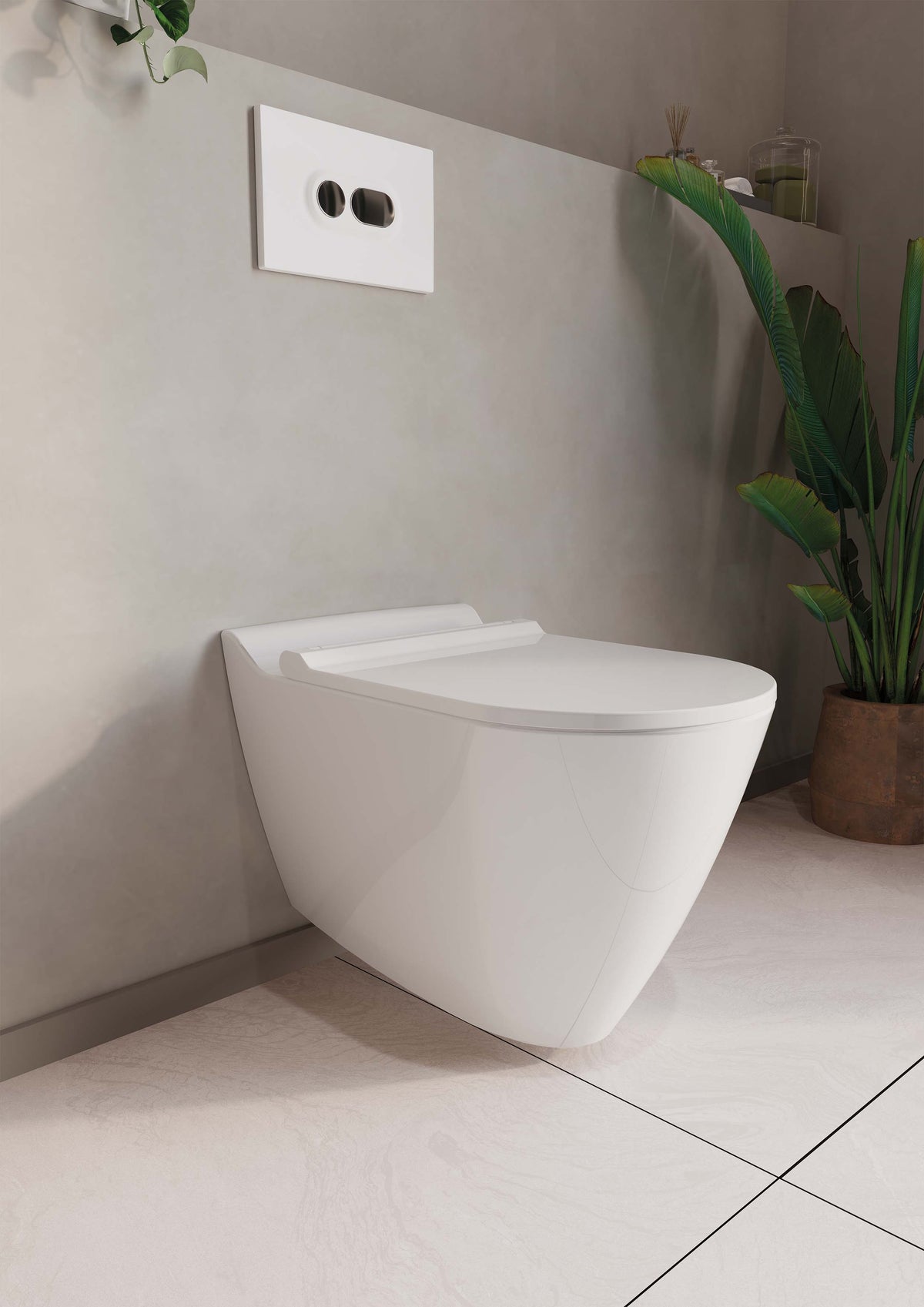 Carrelage Nomerles White Semi-brillant